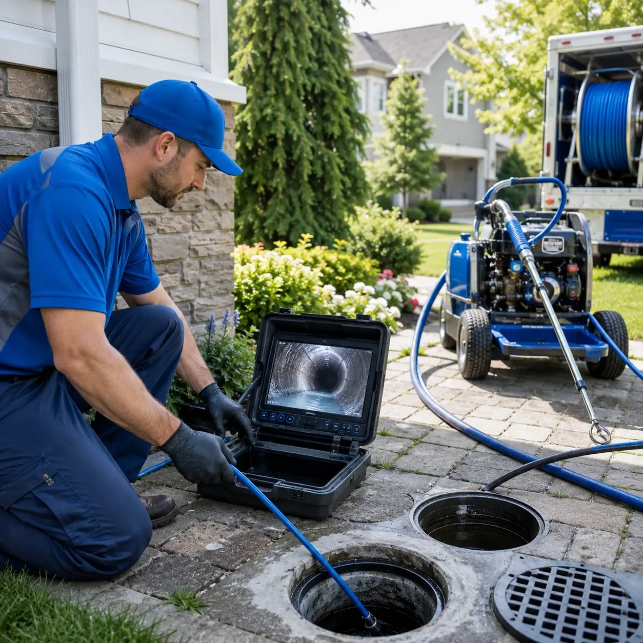 Outdoor drain cleaning professionals serving Fairbank, IA